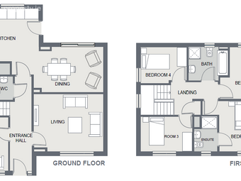 Type D- 4 Bedroom With Study, Detached, Church Road, Headford, Co. Galway, Headford, Co. Galway - Image 2