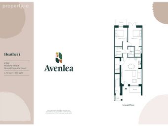 2 Bed Mid Terrace Apartment, The Heather I, Adamstown, Co. Dublin - Image 2