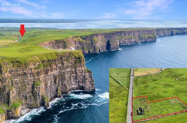 Slievenageeragh, Cliffs Of Moher, Liscannor, Co Clare, Liscannor, Co. Clare - Click to view photos