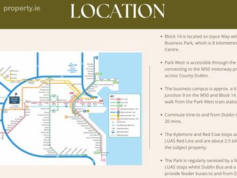 Block 14 Joyce Way, Park West, Dublin 12