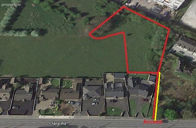 C.0.85 Acres Of Development Lands, Clara Road, Tullamore, Co. Offaly - Click to view photos