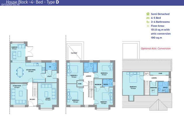 4 Bed Semi Detached, Abbeyside, Dungarvan, Co. Waterford - Click to view photos