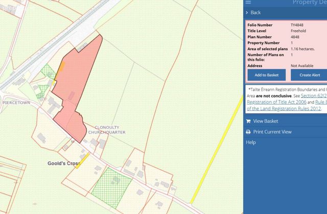 Lands At Goold`s Cross, Cashel, Co. Tipperary, Goold's Cross, Co. Tipperary - Click to view photos