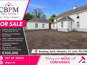 Boleybeg, Abbeyleix, Spink, Co. Laois