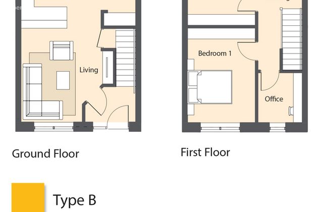 Large 2 Bed + Study Mid Terrace, Large 2 Bed + Study Mid Terrace, Grace Park, Dublin Road, Enfield, Co. Meath, Enfield, Co. Meath - Click to view photos