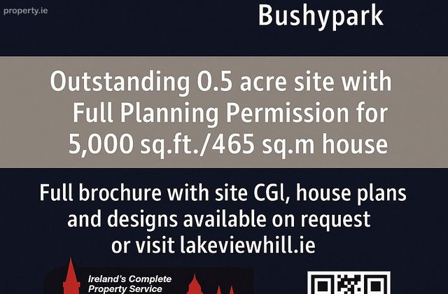 Lakeview Hill Sites, Barnacranny, Bushypark, Galway City, Ballagh, Co. Galway - Click to view photos