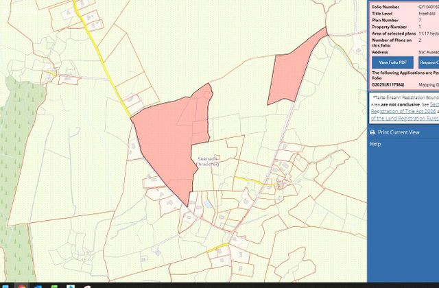 27.6 Acres Land At Shannafreaghoge, Furbo, Co. Galway, Furbo, Co. Galway - Click to view photos