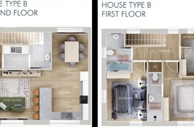 Type B (3 Bed, 3 Bath), Newcastle West, Co. Limerick - Click to view photos