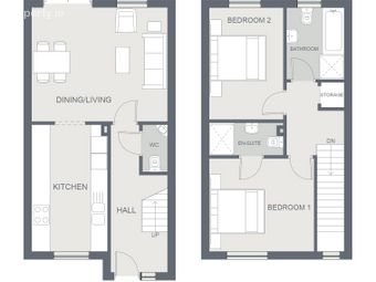 Type C - 2 Bedroom, Mid Terrace, Ballyvourney, Co. Cork - Image 3