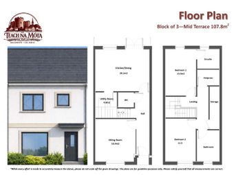 2 Bedroom Mid Terrace, Ballymote, Co. Sligo