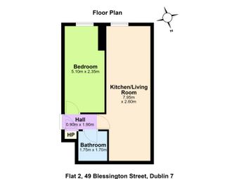 Flat 2, 49 Blessington Street, North Circular Road, Dublin 7 - Image 5