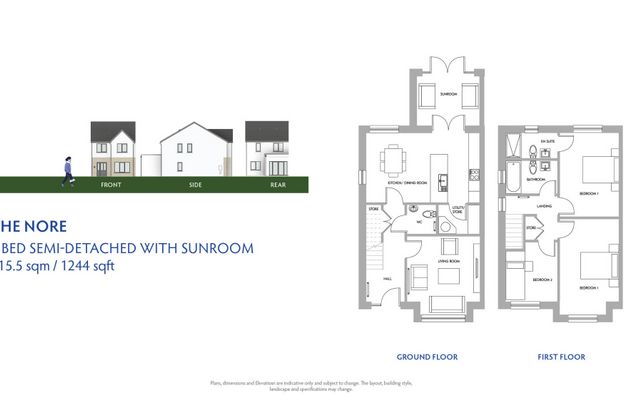 3 Bed Semi Detached With Sunroom, 3 Bed Semi Detached With Sunroom, Riverbrook, Abbeylands, Ferrybank, Waterford, Ferrybank, Co. Waterford - Click to view photos
