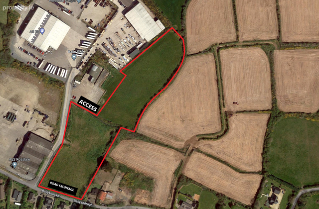 Compact C. 5.8 Acre Holding (zoned Light Industrial) At Kilrane, Rosslare Harbour, Co. Wexford - Click to view photos