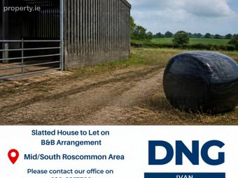 Slatted House To Let On A B&b Arrangement, Roscommon, Co. Roscommon, Roscommon Town, Co. Roscommon