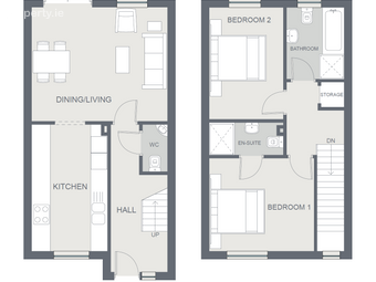 Type C/e- 2 Bed, Mid Terrace _ Affordable Scheme, Ballyvourney, Co. Cork - Image 2