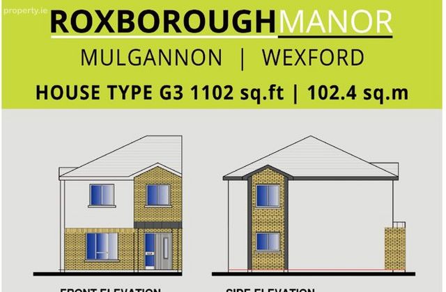 House Type G3 - 3 Bed Semi-detached, Mulgannon, Co. Wexford - Click to view photos