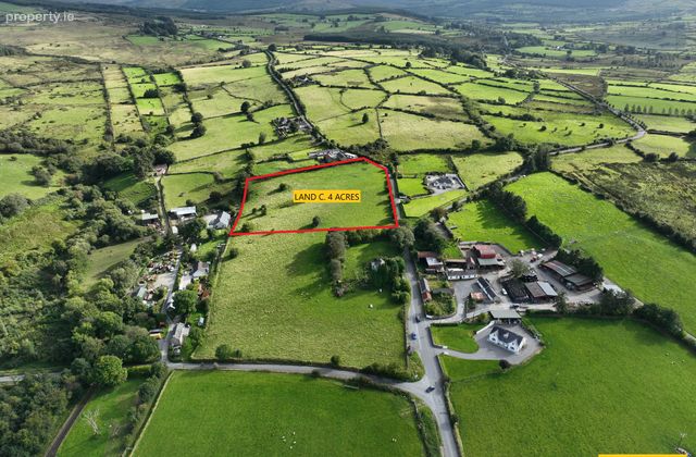 Land C. 4 Acres / 1.6 Ha., Annacarney, Valleymount, Co. Wicklow - Click to view photos