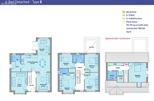 4 Bed Detached, Abbeyside, Dungarvan, Co. Waterford - Click to view photos