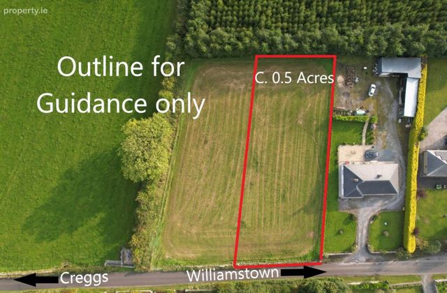 C. 0.5 Acre Site (s.p.p), Moat, Creggs, Co. Galway, Creggs, Co. Galway - Click to view photos