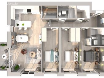 Apartment 116, Woodward Square, Murphystown Way, D, Leopardstown, Dublin 18 - Image 5