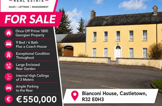 Bianconi House, Oldborris, Castletown, Pike of Rush Hall, Co. Laois - Click to view photos