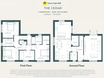The Cedar - Type D&amp;e (4 Bed), Nenagh, Co. Tipperary - Image 5