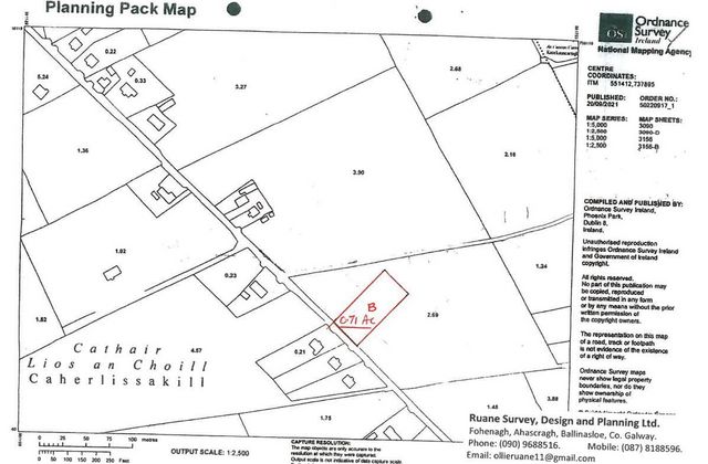 Site B, Caherlissakill, Monivea, Co. Galway - Click to view photos
