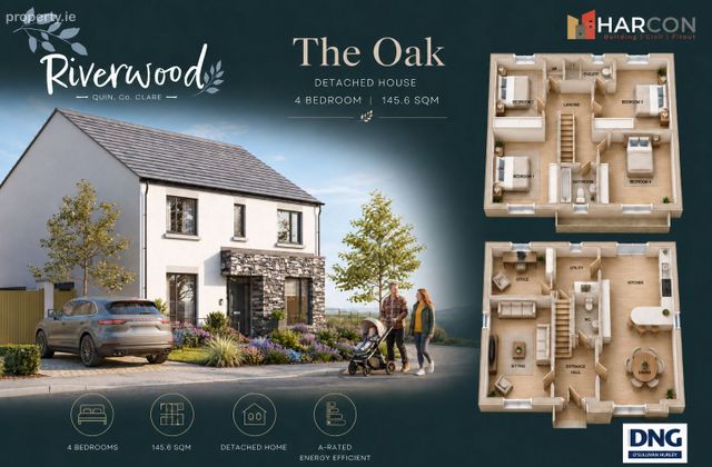 The Oak - 4 Bedroom Detached, Ennis, Co. Clare - Click to view photos
