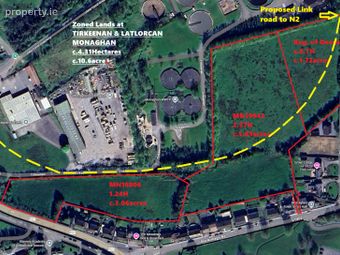 C.10.6acres Zoned Industry/enterprise/employment Lands Tirkeenan / Latlorcan, Monaghan, Co. Monaghan - Image 2