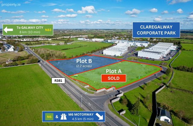 2.2 Acre Plot B At Claregalway Corporate Park, Claregalway, Co. Galway - Click to view photos