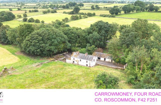 Doyle`s Crossing On C. 1.4 Acres, With The Piano House &amp; Carrow House, Carrowmoney, Four Roads, Co. Roscommon, Four Roads, Co. Roscommon - Click to view photos