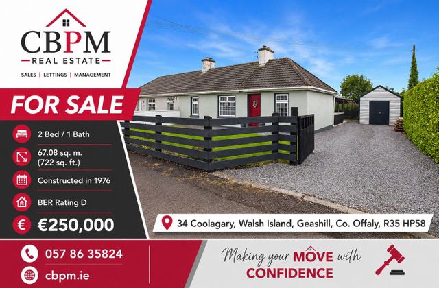 34 Coolagary, Walsh Island, Walsh Island, Co. Offaly - Click to view photos