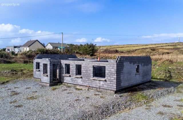 Unfinished House At Aughrismore, Claddaghduff, Co. Galway - Click to view photos