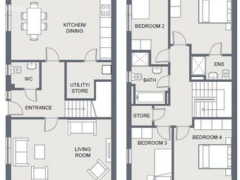 House Type G1- 4 Bedroom, Detached, Church Road, Headford, Co. Galway, Headford, Co. Galway - Image 2