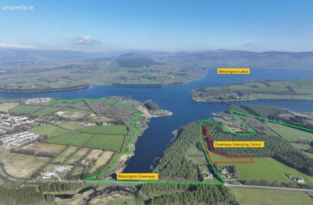 Development Site C. 2.7 Acres / 1.1 Ha., Fpp For Glamping / Tourist Centre, Blessington Lakes Greenw, Blessington, Co. Wicklow - Click to view photos