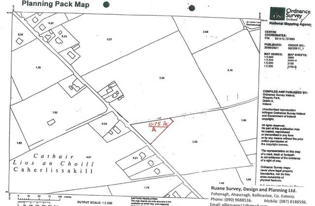 Site A, Caherlissakill, Monivea, Co. Galway - Click to view photos