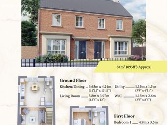 2 Bed Semi-detached - Ht0, Earlsfort, Seafield Road, Blackrock, Co. Louth, Blackrock, Co. Louth