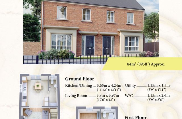 2 Bed Semi-detached - Ht0, Earlsfort, Seafield Road, Blackrock, Co. Louth, Blackrock, Co. Louth - Click to view photos