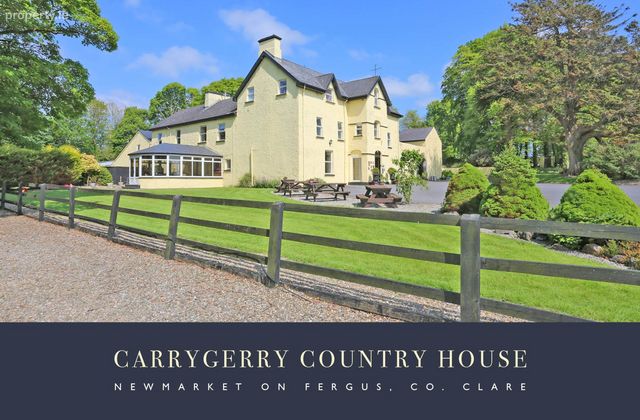 Carrygerry House, Newmarket On Fergus, Ennis, Co. Clare, Shannon, Co. Clare - Click to view photos