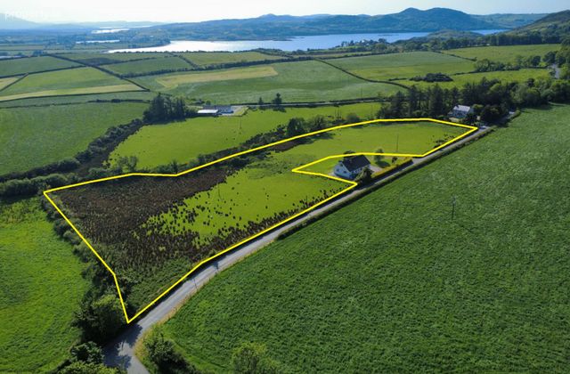 Derelict Cottage &amp; C. 24.66 Acres, Springfield, Tamney, Co. Donegal - Click to view photos