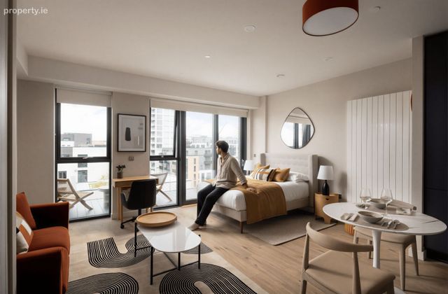 Studio Apartment, Cullet Walk, D04 F8FC, Dublin 4 - Click to view photos